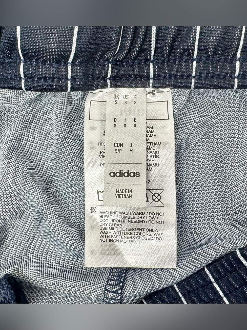 Adidas Climalite Men’s Small Sweatpants Blue Light Blue Stripe - Picture 4 of 10